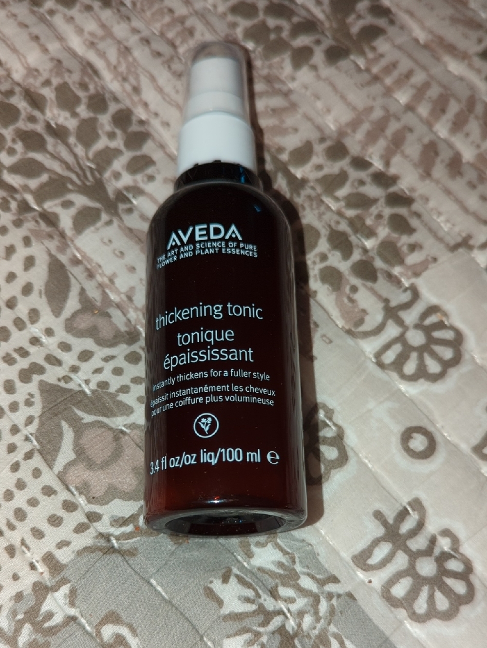 AVEDA Thickening Tonic - Brown Bottle with White Pump